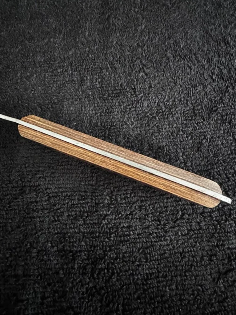 Vintage Maxam Wood Handle Carving Meat Fork Japan